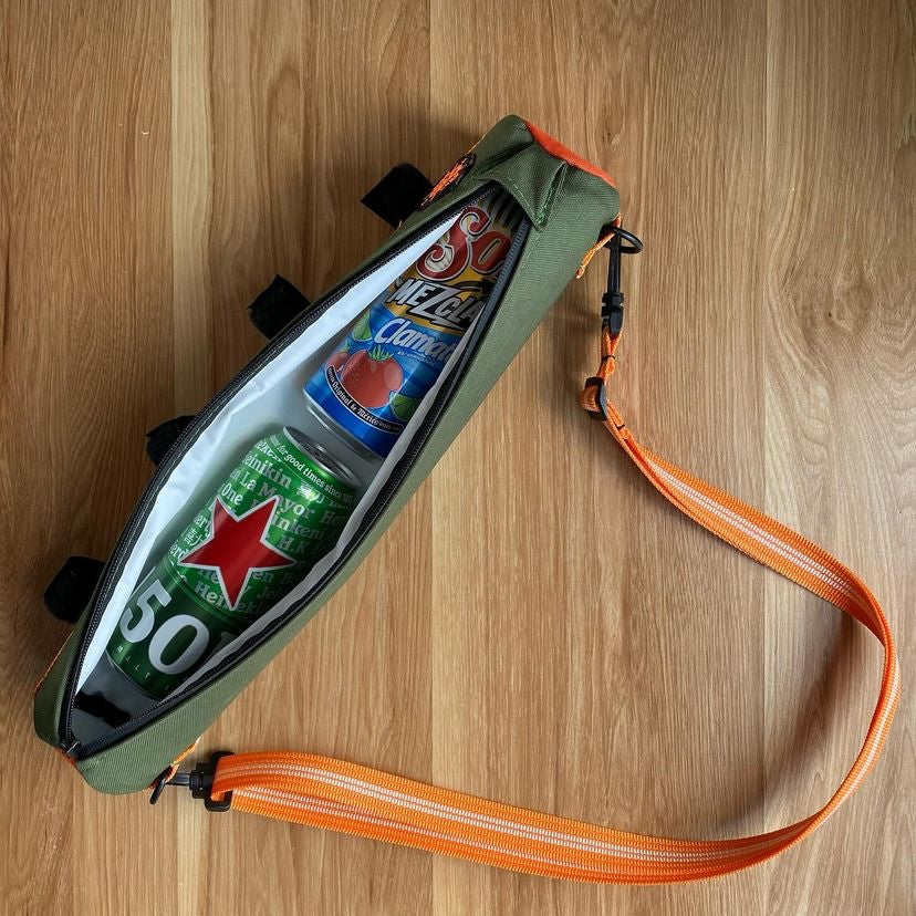 Bolsa de tubo chelera/Beer top tube bag