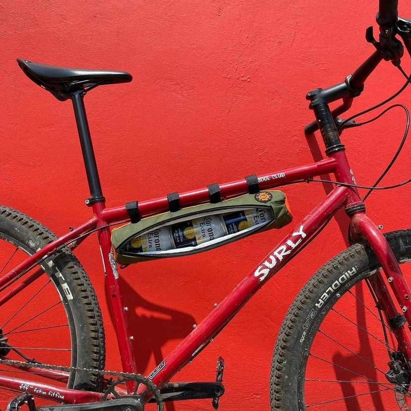 Bolsa de tubo chelera/Beer top tube bag