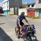 Correas de carga a parrilla de mensajería
